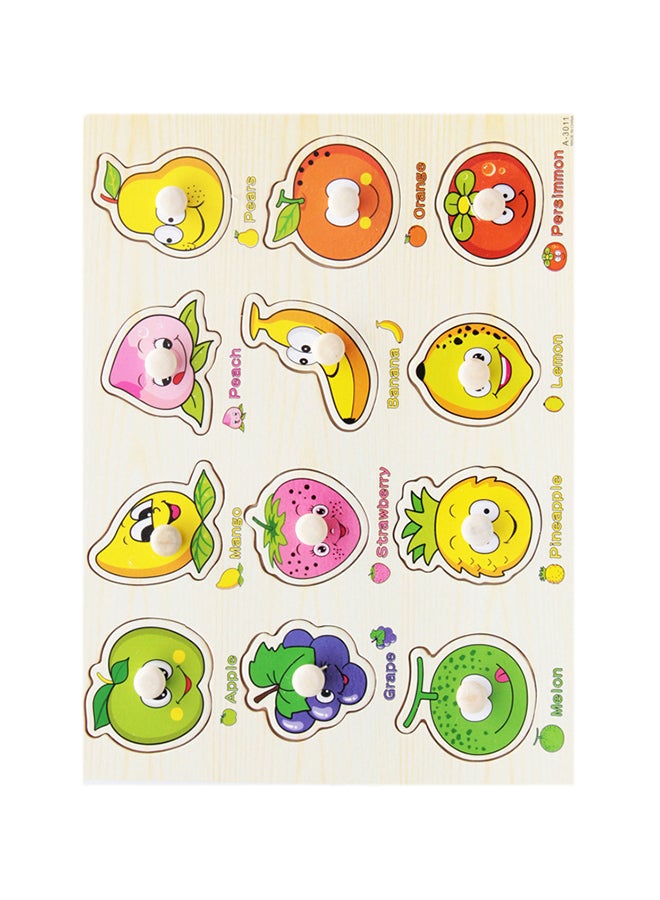 Educational Wooden Puzzle Set 30x22x0.5centimeter, Age 1+ Years 30x22x0.5cm - Image 3